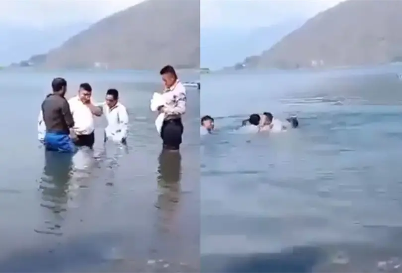 Los hechos quedaron grabados en un video difundido en redes sociales.