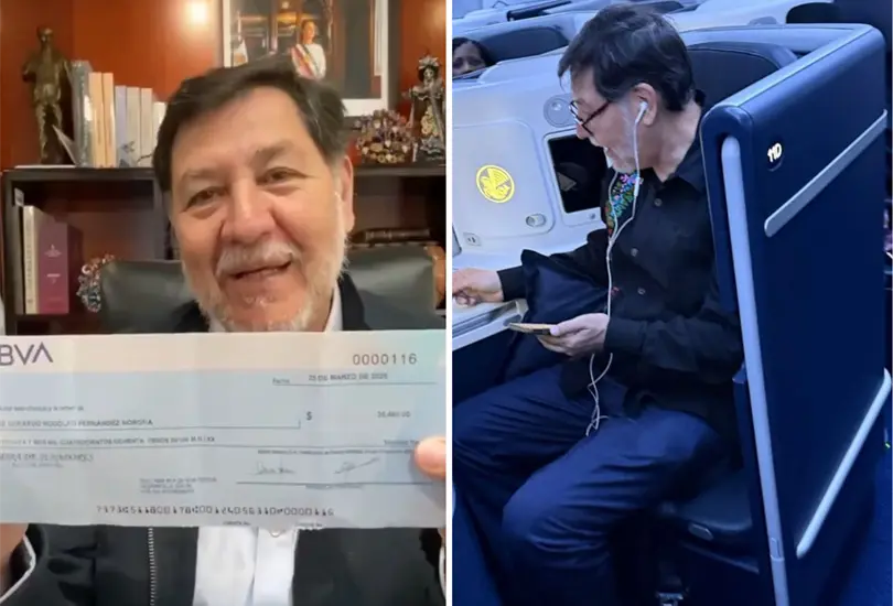 Gerardo Fern&aacute;ndez Noro&ntilde;a cont&oacute; cu&aacute;nto cost&oacute; su vuelo a Par&iacute;s.