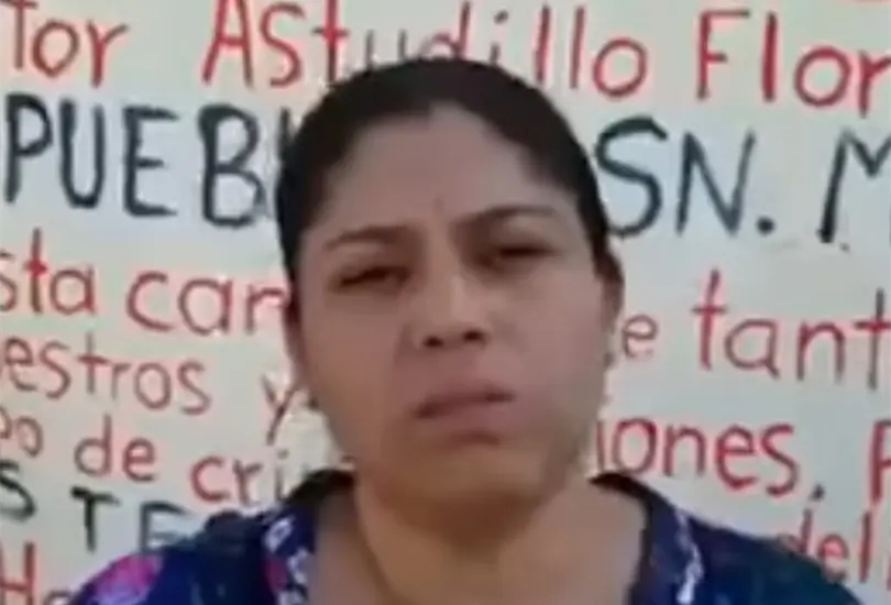 La mujer public&oacute; un video con un mensaje para el narcotraficante.