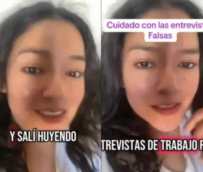 VIDEO: Joven narra la terrible experiencia que vivió en una falsa entrevista de trabajo 