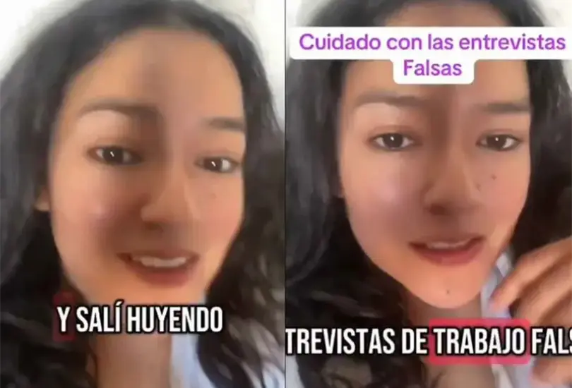 La joven decidi&oacute; compartir su historia para advertir a otras personas sobre los riesgos de asistir a este tipo de entrevistas de trabajo. 