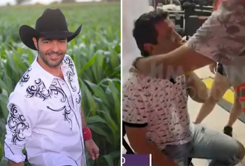 Pablo Montero golpea a su compa&ntilde;ero Enrique Madrid