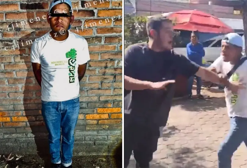 Detienen al remero violento de Xochimilco, agresor de turista