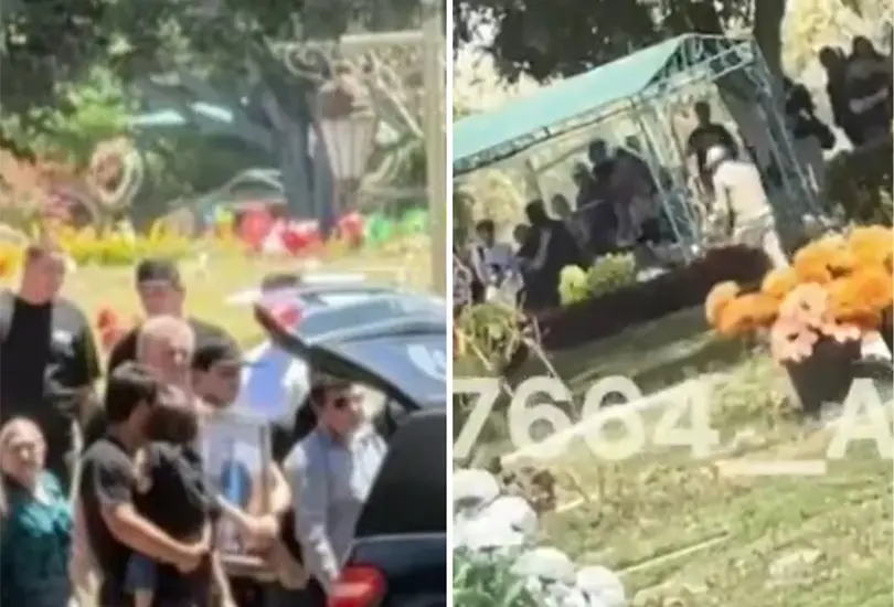 El entierro de Gail Castro. El entierro de Gail Castro.