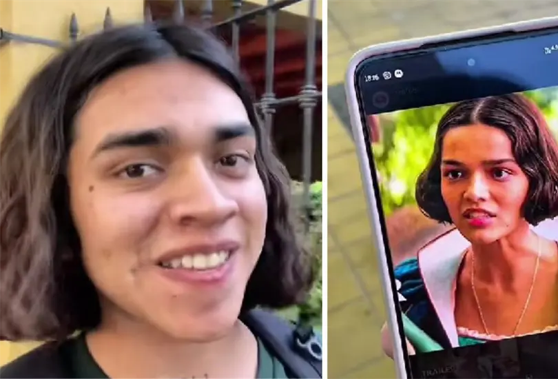 Joven parecido a Blancanieves