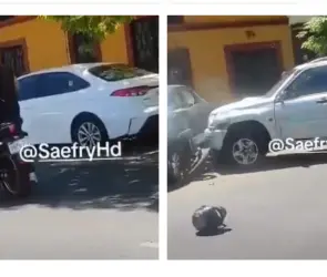 VIDEO | Conductora embiste a motociclistas tras discusión vial