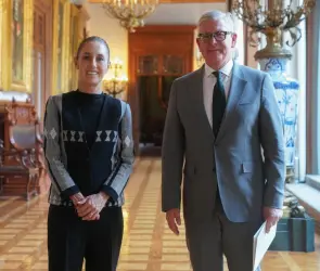 Sheinbaum se reúne con Börje Ekholm, CEO de Ericsson, en Palacio Nacional