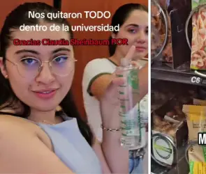Como en Venezuela: Alumnas de la An&aacute;huac reclaman a Sheinbaum por retiro de comida chatarra