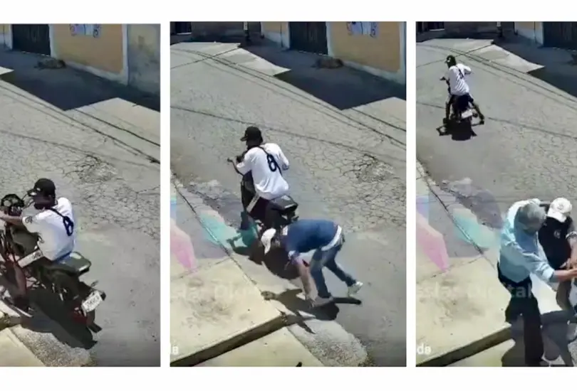 Abuelito se defiende con machete de dos asaltantes en Xochimilco