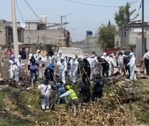 Madres Buscadoras hallan fosa clandestina con varias extremidades y una bebé recién nacida en canal de Ecatepec