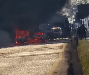 Violencia en Tabasco: Captura de l&iacute;der criminal desata incendios y bloqueos