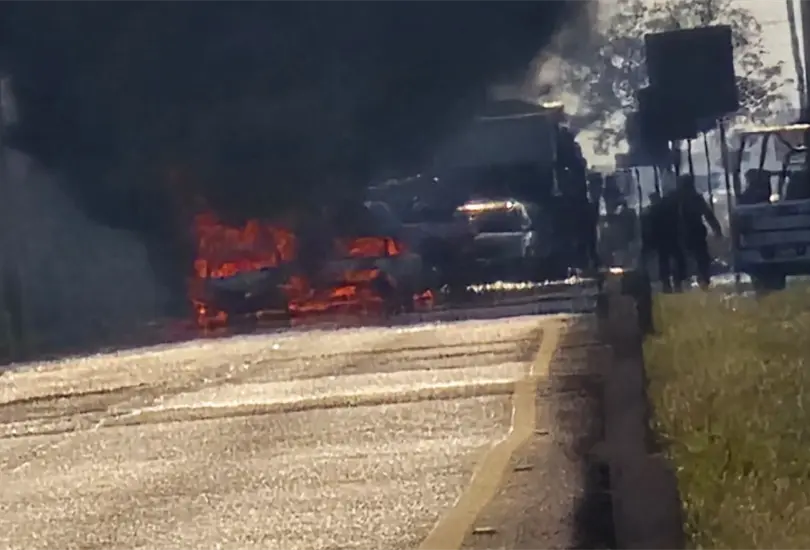 Violencia en Tabasco: Captura de l&iacute;der criminal desata incendios y bloqueos