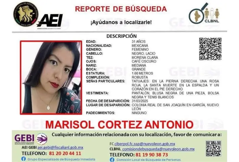 &iquest;Qu&eacute; pas&oacute; con Marisol Cortez? Su &uacute;ltima foto antes de desaparecer
