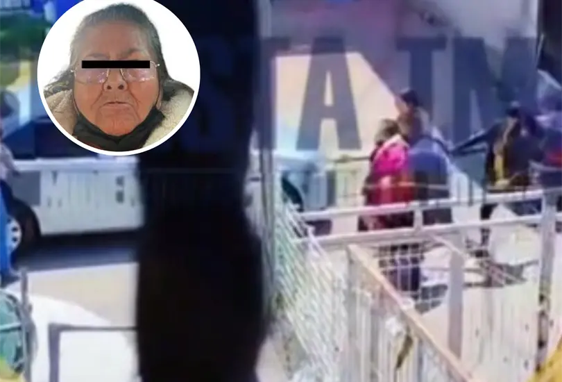 El momento exacto de la detenci&oacute;n de Carlota.