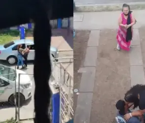 Así fue detenida Carlota "N", la abuelita que mató a dos hombres en Chalco 