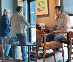 Reaparece el exgobernador Francisco García Cabeza de Vaca; filtran video en Starbucks