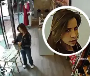 Exhiben a mujer robando un collar de más de 4 mil pesos en boutique del Pedregal 