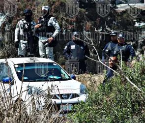 Encuentran taxi con tres cadáveres en su interior en Cuautitlán Izcalli