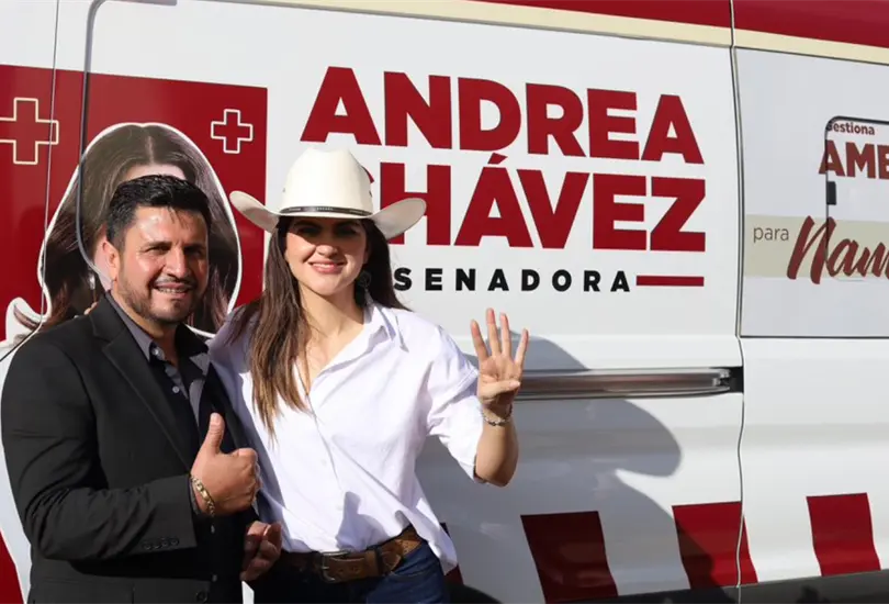 Andrea Ch&aacute;vez eliminar&aacute; su imagen de ambulancias tras advertencia de Sheinbaum