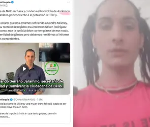 "Condenamos el homicidio de Anderson": Alcaldía no reconoció a Sara Millerey González, dijo que mataron a un hombre