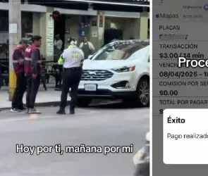 Buscan a hombre que pagó el parquímetro de un desconocido y lo salvó de la multa