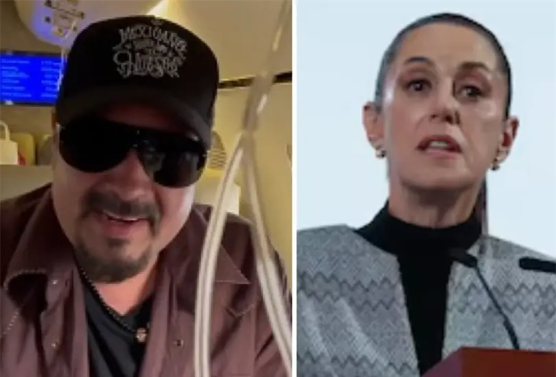 En el video se escucha c&oacute;mo el cantante arremete contra la mandataria.