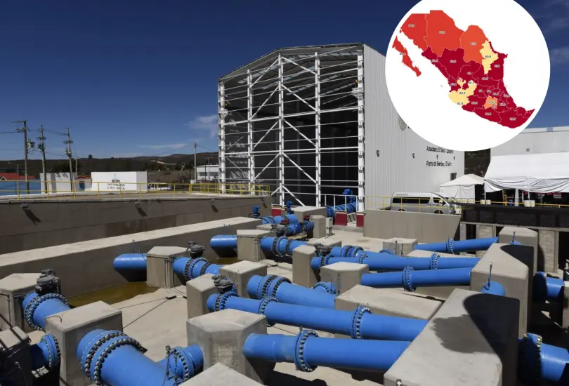 Así es el acceso al agua potable en México.