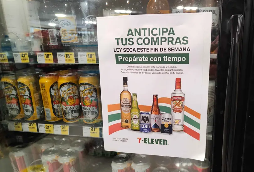 Las bebidas alcoh&oacute;licas s&oacute;lo se vender&aacute;n en restaurantes.