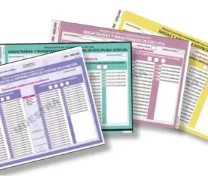 Elección Judicial 2025: así puedes identificar las 6 boletas que se usarán el 1 de junio  