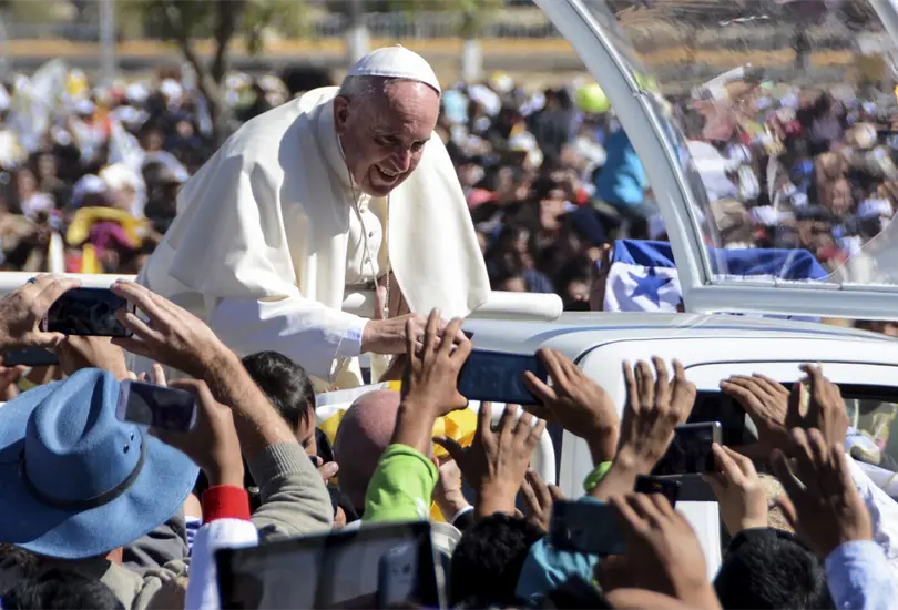 De Ecatepec a Ciudad Ju&aacute;rez: la vez que papa Francisco lleg&oacute; a M&eacute;xico