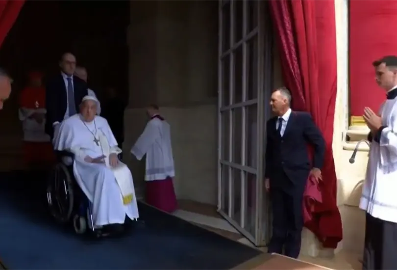 El &uacute;ltimo video con vida del papa Francisco.