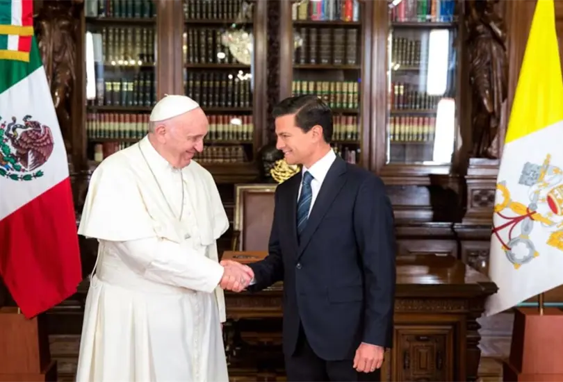 Pe&ntilde;a Nieto lamenta la muerte del Papa Francisco