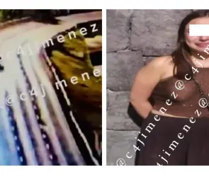 Difunden video del momento exacto en que Jes&uacute;s Daniel cae de la camioneta de Emilia Romero