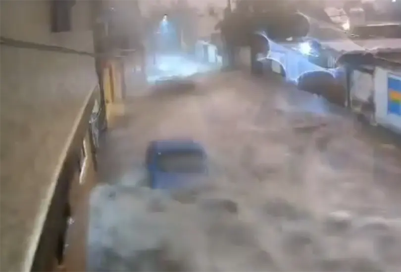 Las lluvias generaron caos en el Estado de M&eacute;xico.