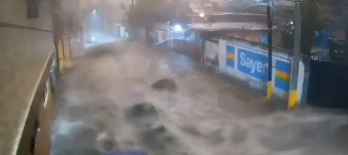 Las lluvias provocaron severas inundaciones en el Estado de México. Especial.