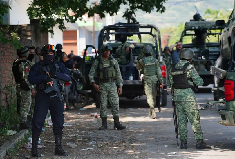 Elementos del Ej&eacute;rcito participaron en el enfrentamiento en Michoac&aacute;n.