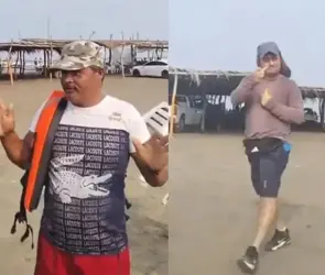 Palaperos se adue&ntilde;an de playa en Veracruz: golpean a turistas por no consumir