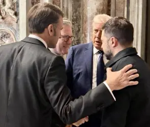 Funeral del Papa Francisco: tenso encuentro diplomático entre Trump, Macron y Zelenski