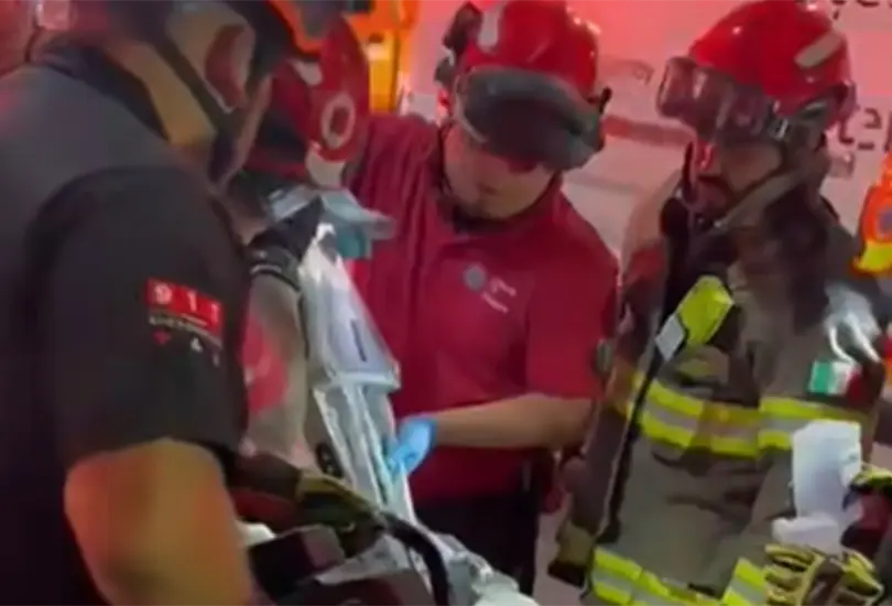 Beb&eacute; pierde una mano en accidente con molino de carne