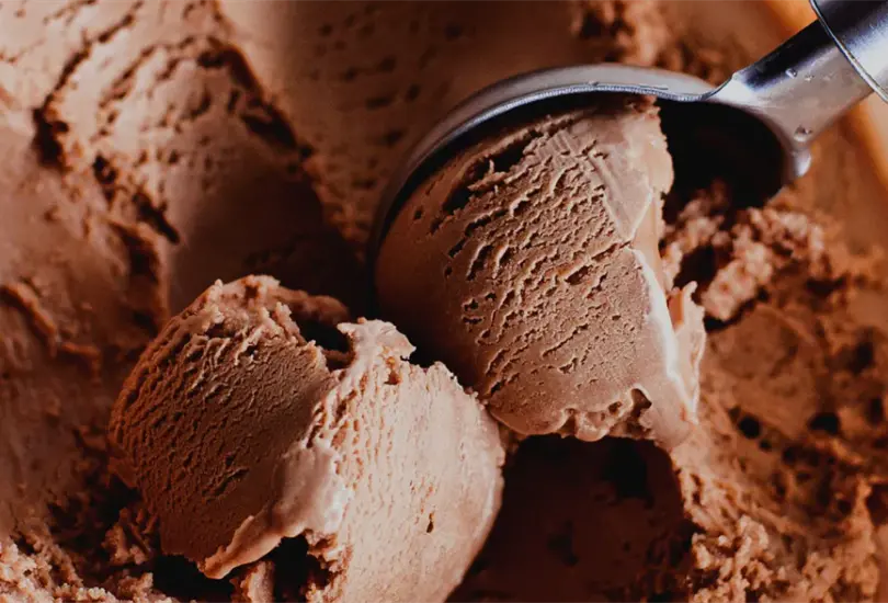 Un helado de chocolate destac&oacute; entre los dem&aacute;s.