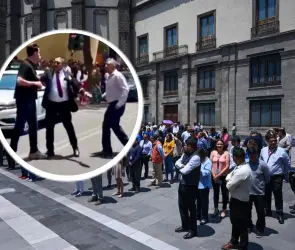 Trabajadores de Plaza Antara se agarran a trancazos en pleno Simulacro Nacional en Polanco