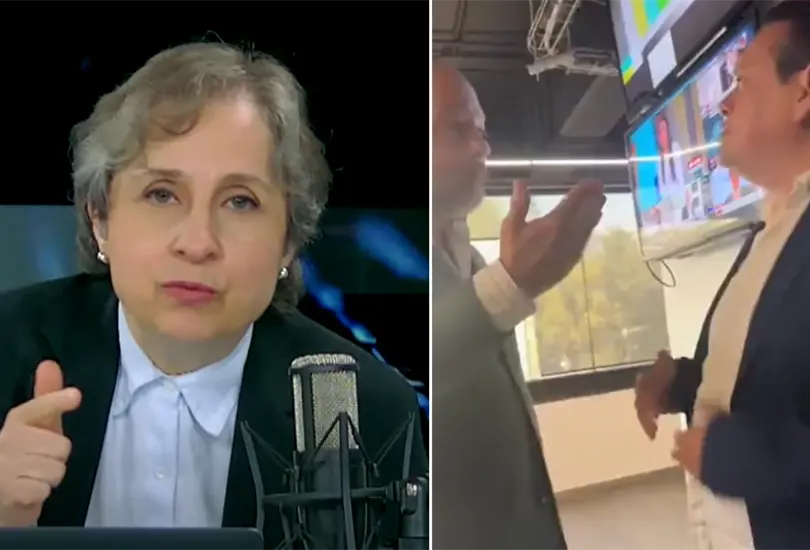 Javier Tejado llega sin cita al noticiero de Aristegui y es rechazado