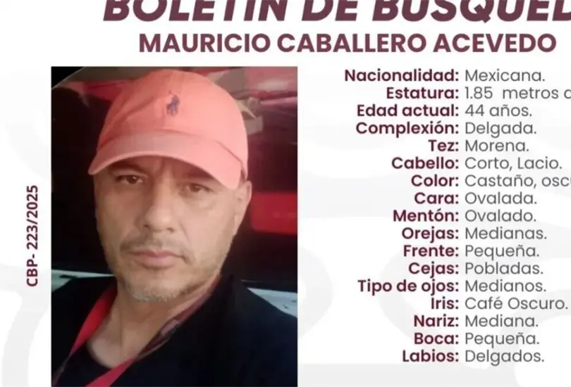 Mauricio Caballero Acevedo fue visto por &uacute;ltima vez el pasado 13 de abril.