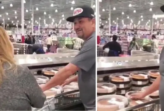 Revendedor de Costco se pelea Revendedor de Costco se pelea
