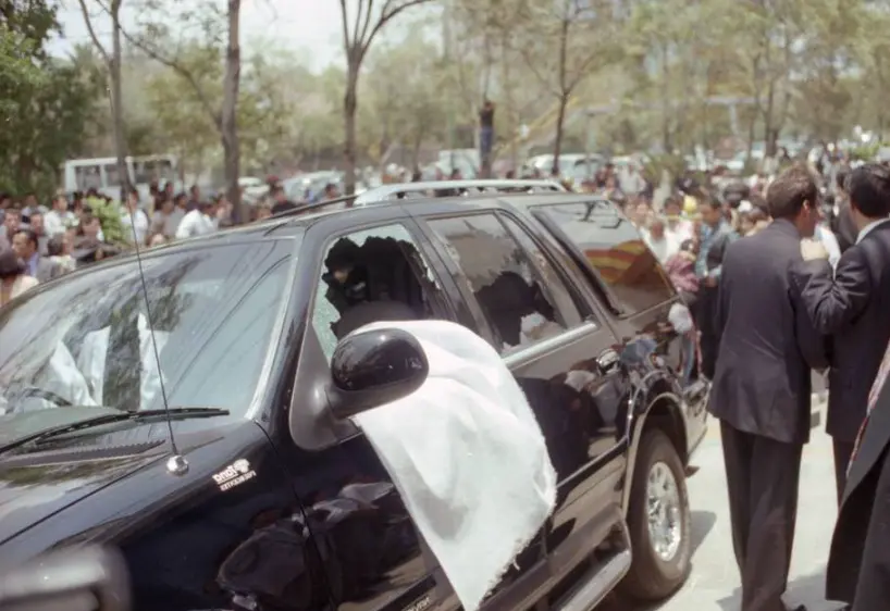 La camioneta en la que acribillaron a Paco Stanley. Especial