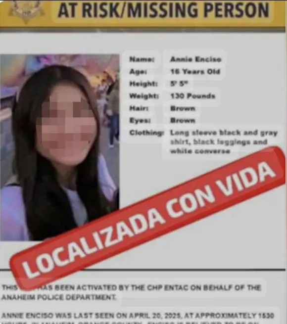 Fue localizada con vida en Mexicali. Especial.