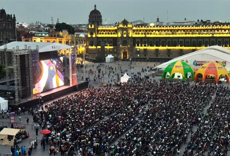 Gints Zilbalodis y Clara Brugada presentan Flow en el Z&oacute;calo
