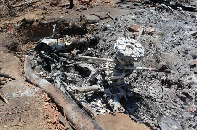 El helicóptero fue atacado por los sicarios del CJNG. Cuartoscuro.