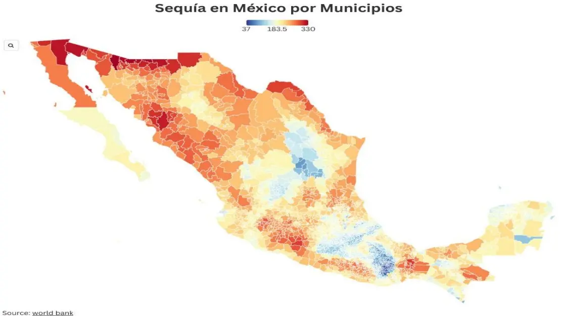 El problema de la sequía en México por municipio. Mauricio Hernández | Quinto Poder.