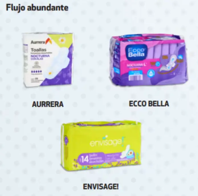 Mejores toallas para flujo abundante. Especial